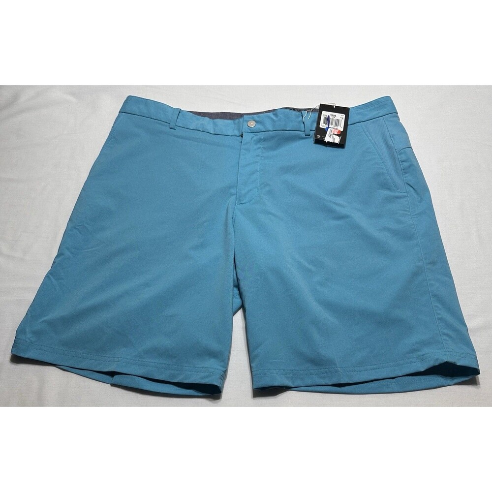 Nike Golf Shorts Mens 38 Blue Dri-Fit Modern Fit Tech Performance New Old Stock